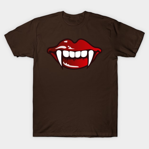 Fangsvampires smile T-Shirt by archila